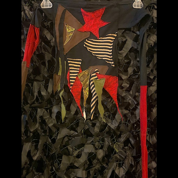 Vtg 2012 OOAK HANDMADE Patchwork Festival Hipsack. OSFA with LONG ties!! - Picture 1 of 5